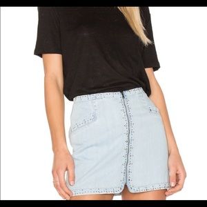 Cutest denim skirt!!